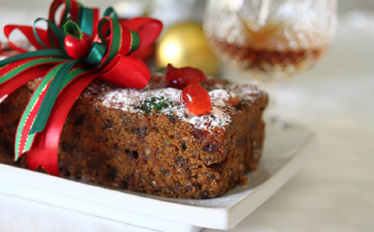 Χριστουγεννιάτικο Κέικ Χωρίς Γλουτένη & Vegan