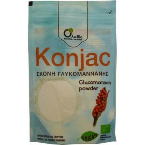 Konjak (Κότζακ) Σκόνη Γλυκομαννάνης Bio 100gr