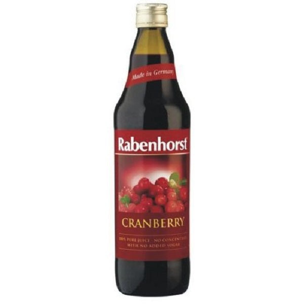 Χυμός Cranberries 100% (Κράνμπερι) Rabenhorst 750ml