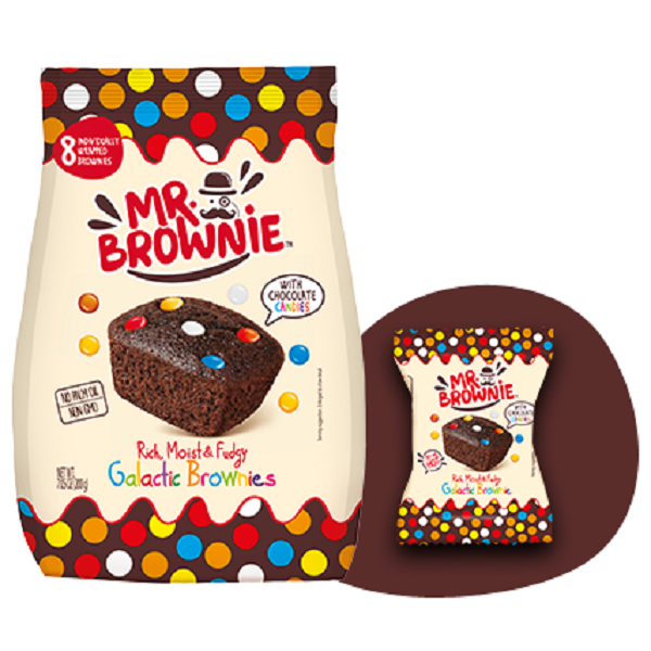 Mr. Brownie Ατομικά Brownies Με Σοκολατένια Κουφετάκια 200gr