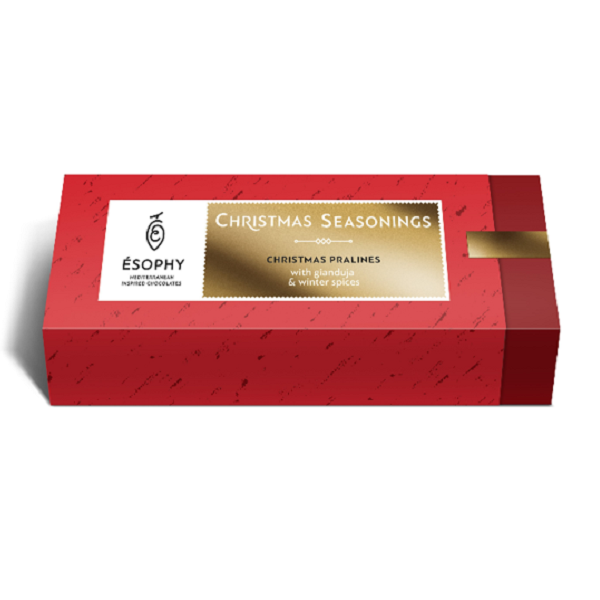 Χριστουγεννιάτικες Πραλίνες Με Gianduja & Winter Spices Esophy 120gr