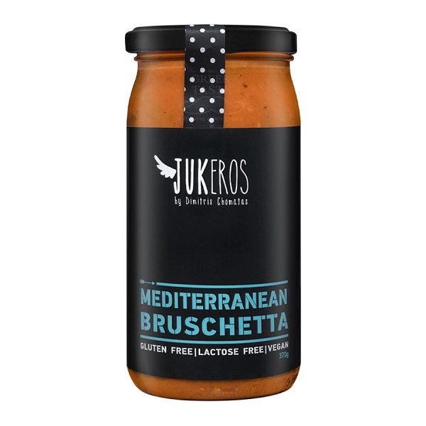 Bruschetta Mediterranean – Άλειμμα Με Ντομάτα & Λαχανικά Jukeros 370gr