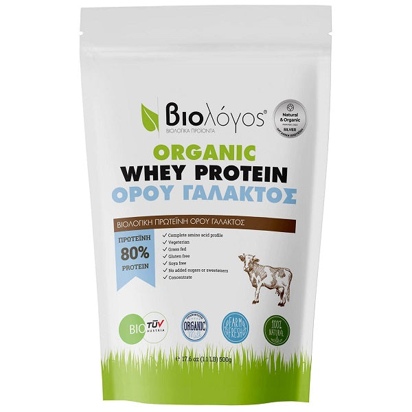 Βιολογική Πρωτεΐνη WHEY Ορού Γάλακτος 80% "Βιολόγος" 500gr