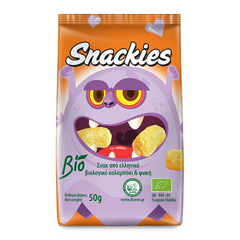 Βιολογικά Γαριδάκια Καλαμποκιού & Φακής Snackies 50gr