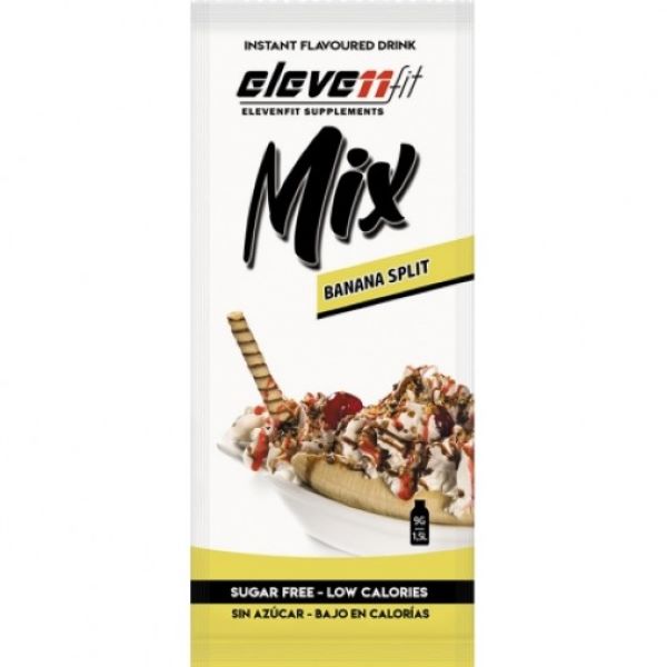 Banana Split Mix Elevenfit Ρόφημα Σε Σκόνη Χωρίς Ζάχαρη Φακελάκι 9gr