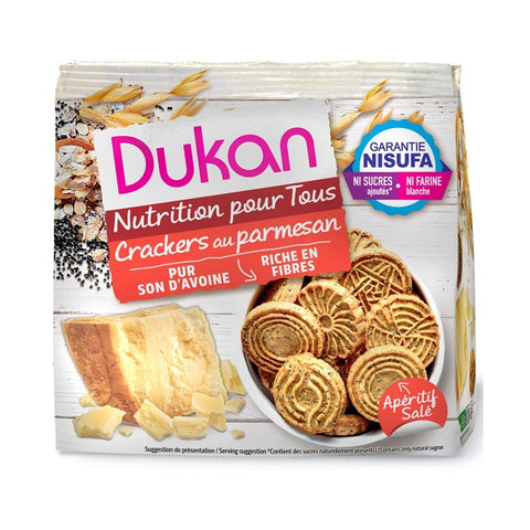 Dukan Κράκερ Βρώμης  Με Παρμεζάνα & Σπόρους 100gr