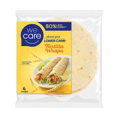 Πρωτεϊνική Τορτίγια Low Carb High Protein Tortilla Wraps  (4gr Carbs Only) WeCare  4x40gr