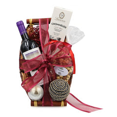 Red Wine Gift Basket