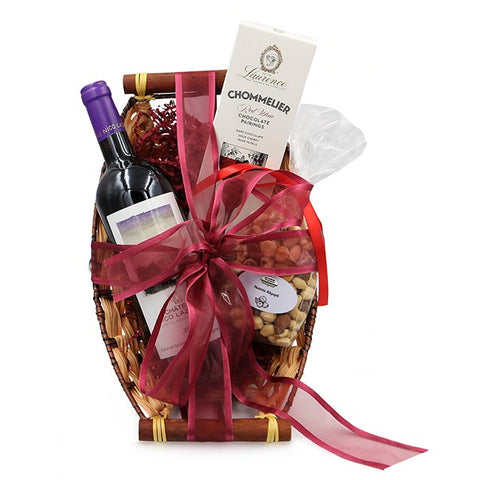 Red Wine Gift Basket