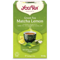 Yogi Tea Green Matcha Lemon 17 Φακελάκια Βιολογικό 30,6gr