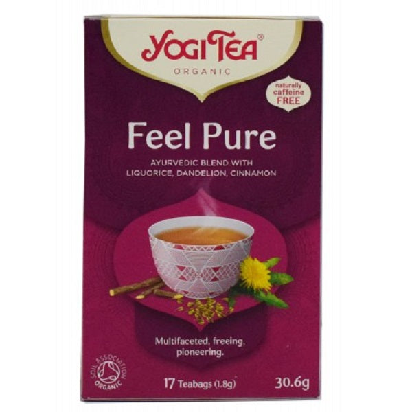 Yogi Tea Feel Pure Detox (Για Αποτοξίνωση) 17 Φακελάκια Bio 30,6gr