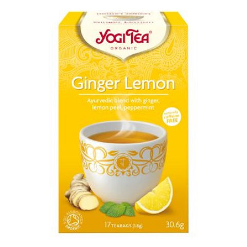 Yogi Tea Ginger Lemon 17 Φακελάκια Bio 30,6gr