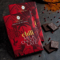 Chili Milk Chocolate 44% Cacao 80gr
